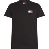 Tjm Slım Essentıal Flag Tee Ext Erkek Siyah T-Shirt - DM0DM20740 - 2XL