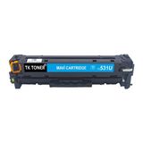 TK Toner 531U - CE411A - CC531A - CF381A 2800 Sayfa Mavi Muadil Toner