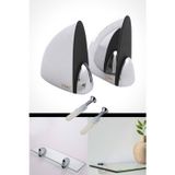 TK WOOD CRAFTS Cam Tutucu Cam Etejer Aparat Cam Raf Montaj Aparatı 2li Metal Nikelajlı
