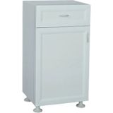 TK108 Çok Amaçlı Çekmeceli Kapaklı Plastik Pvc Banyo Dolabı