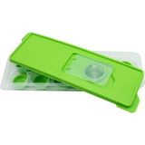 TKÇ 12LI Kapaklı Yapışmaz Silikon Tabanlı Plastik Küp Buz Kalıbı
