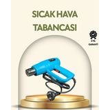 TKÇ 2000W Profesyonel 2 Kademeli Isı Tabancası Sıcak Hava Üfleme - Renkli
