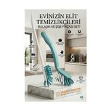 TKÇ 2'li Profesyonel Set - Biberon, Şişe ve Kavanoz Fırçası ile Bulaşık Fırçası 723096 - Çok Renkli