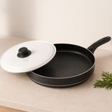 TKÇ 30 cm Teflon Balık Tavası - Metal Kapaklı - Cr