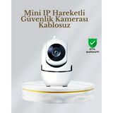 TKÇ 360° Dönen Akıllı Wifi Kamera – Uzaktan Kontrol ve Iki Yönlü Ses Özellikli