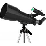 TKÇ 400X70MM Açıklıklı Refrakter Teleskoplar (15X150X), Telefon Adaptörlü Reflex