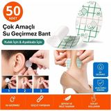 TKÇ 50 Adet Su Geçirmez Kulak Bandı ve Ayakkabı Vurma Önleyici Bant Seti, Çok Amaçlı Koruyucu Ya - Çok Renkli