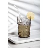 TKÇ Akrilik Füme Tekli Kısa Bardak & Su Meşrubat Kahve Yanı Bardağı 400 ml ( Cam Değildir ) - Çok Renkli