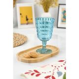 TKÇ Allegra Aquamarin Kadeh Bardak - 450 ml Tekli Akrilik Malzeme - Cam Değildir Kırılmaya Dayanıkl� - Çok Renkli