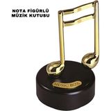 TKÇ Altın Nota Figürlü Müzik Kutusu