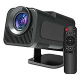 TKÇ Android Projeksiyon Siyah Taşınabilir Sinema Projektörü 4K 1080P Ev Sineması Bluetooth - Renkli