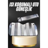 TKÇ Araba Ön Cam Güneşliği Katlanabilir Oto Güneşlik Tüm Araç Modellerine Uygun - Renkli