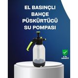 TKÇ Ayarlanabilir Nozullu Basınçlı Köpük Pompası Araba Yıkama 2l Kapasiteli