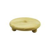 Tkç Bamboo Bambu Sunum Tabak Ayaklı 11X11CM (5492)