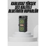 TKÇ Bluetooth Hoparlör Yüksek Ses Kaliteli Büyük Boy Çift Çıkışlı Ses Bombası - Renkli