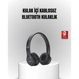 TKÇ Bluetooth Kablosuz Kulaklık – Extra Bass, Tf Kart, Mikrofonlu, Ayarlanabilir Ergonomik Tasarım