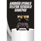 TKÇ Bluetooth Oyun Kolu Kablosuz Gamepad Android Uyumlu Xml - Çok Renkli