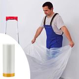 Tkç Boya Badana Eşya Koruma Hışır Örtüsü 280CM x 15 mt Yapışkanlı Hışır Örtü (5492)