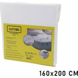 Tkç Çift Kişilik Yatak Koruyucu Sıvı Geçirmez Alez 160X200CM Hava Alır Antibakter� - 1 x 10 m