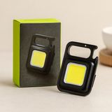 TKÇ Cob Anahtarlık Feneri USB Şarjlı 3in1 (Mıknatıslı, Kapak Açacak)