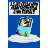 TKÇ Çocuklara Özel 4K Hd Retro Oyun Konsol El Atari Taşınabilir 500 Oyunlu