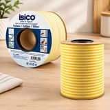 TKÇ D Profil Kapı-Pencere Fitili 9x6 mm Beyaz - Bobin 2X50M (100 M) Ab - 1x1 - Çok Renkli - 1 Adet