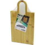 Tkç DİKDÖRTGEN=22X38CM Ahşap Bambu Kesim Panosu - Kesme Tahtası Oval Kulplu (5492)