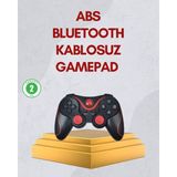 TKÇ Ergonomik Tasarımlı Kablosuz Bluetooth Gamepad Titreşimli - Standart - Renkli