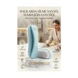 TKÇ Ergonomik Temizlik Fırçası | 2'li Set Halı, Koltuk ve Kumaş Fırçalama Fırçası 723092 - Çok Renkli