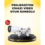 TKÇ Film Dizi ve Oyun Için Taşınabilir Kablosuz Mini Projeksiyon - Renkli