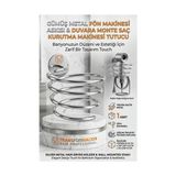 TKÇ Gümüş Metal Fön Makinesi Askısı Duvara Monte Saç Kurutma Makinesi Tutucu 719681 - Çok Renkli