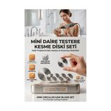 TKÇ Hobi Makine Uyumlu Hss Mini Testere Disk Seti 6 Parça - Ahşap Metal Kesici Gravür Ucu 723176