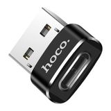 TKÇ Hoco Ua6 Erkek USB To Dişi Type-C Dönüştürücü Çevirici ADAPTÖR-(5775) - Siyah