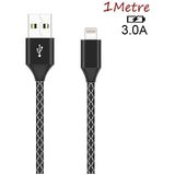 TKÇ Iphone 14-13-12 11 3.0A Hızlı Halat USB Şarj Kablosu 1MM-(5775)