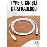 TKÇ Iphone Ios Uyumlu Hızlı Şarj Kablosu Type C To Lightning 12 13 14 15 Pro Max - Renkli