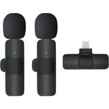 TKÇ K9 Kablosuz Yaka Mikrofonu Lightning 2’li Mini Mikrofon Youtube Tik Tok 2 Adet