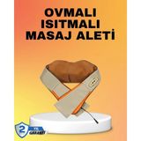 TKÇ Kas Ağrılarına Iyi Gelen Ovmalı Isıtmalı Boyun Omuz Bel Masaj Aleti - Renkli