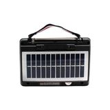 TKÇ KTF-1428 Taşınabilir Güneş Enerjili Bluetooth Radyo Hoparlör – Şarjlı, Radyo, Mp3, Aux Giri - Renkli