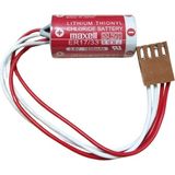 TKÇ Maxell ER17/33 3.6V 2/3A 4 Pın Size Lithium Pil - Kahverengi Soket