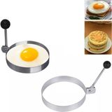 TKÇ Metalik Daire Şeklinde Metal Omlet Yumurta ve Krep Kalıpları