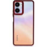 TKÇ Mey Ithalat® Realme 10 Pro 5g Kılıf Dora Kapak - Kırmızı