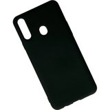 TKÇ Mey Ithalat® Samsung Galaxy A20S Kılıf Nano Içi Kadife Silikon - Siyah