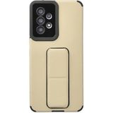TKÇ Mey Ithalat® Samsung Galaxy A53 5g Kılıf Mega Standlı Silikon - Gold