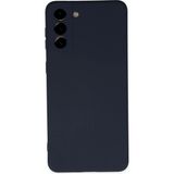 TKÇ Mey Ithalat® Samsung Galaxy S21 Plus Kılıf Nano Içi Kadife Silikon - Lacivert