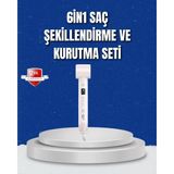 TKÇ Negatif Iyon Teknolojili 6-In-1 Profesyonel Saç Şekillendirici - Renkli