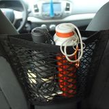 TKÇ Oto Koltuk Arası File Ahtapot Ağ Düzenleyici Araç Içi Organizer Tek Cepli 30X28CM Siyah - Çok Renkli