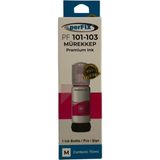 TKÇ Perfıx Pf T103M Kırmızı Şişeli Mürekkep (70 ml ) - Beyaz