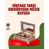 TKÇ Piyano Şeklinde Balerinli Müzik Kutusu Takı Bölmeli Şık Model - Renkli