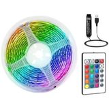TKÇ Rgb Şerit LED 10 Metre LED Işık Kumanda ile Kontrol Rgb