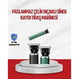 TKÇ Saç Sakal Ense Paslanmaz Çelik T-Bıçak Vücut Tıraş Makinesi